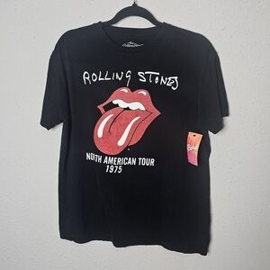 The Rolling Stones North American Tour 1975 T Shirt Size M Medium Band Merch